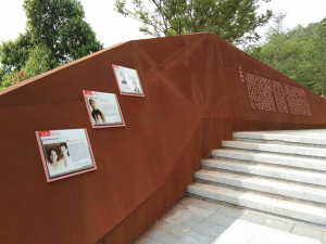 微山耐候钢挡土墙